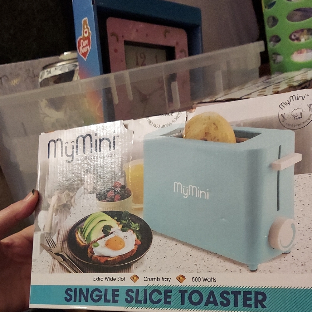 Blue Single Slice Toaster